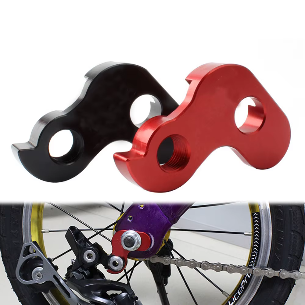 Crochet de dérailleur arrière de vélo pliable