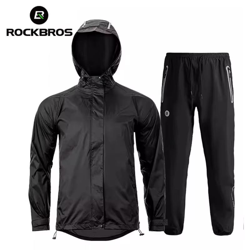 Manteau de pluie à capuche de cyclisme