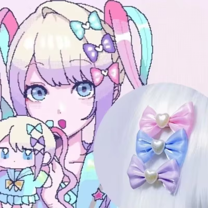 Accessoire de cheveux Kawaii Nministériels d Injecteur Ame pour Fille, Surdosage, Créativité Cos, Équipement de Sauna Exquis, Bijoux Décoratifs, Cadeau de Festival