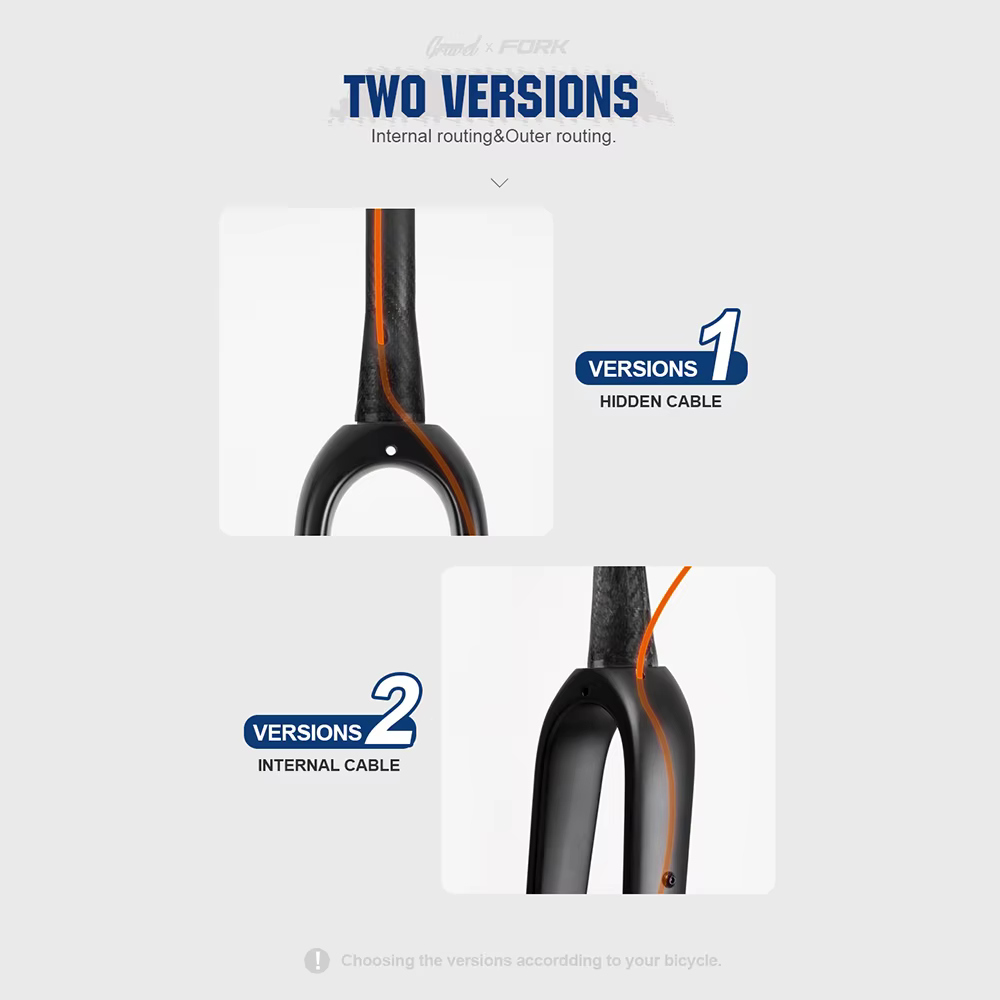 Fourche de gravier FK-020 OG-EVKIN fibre de carbone conique