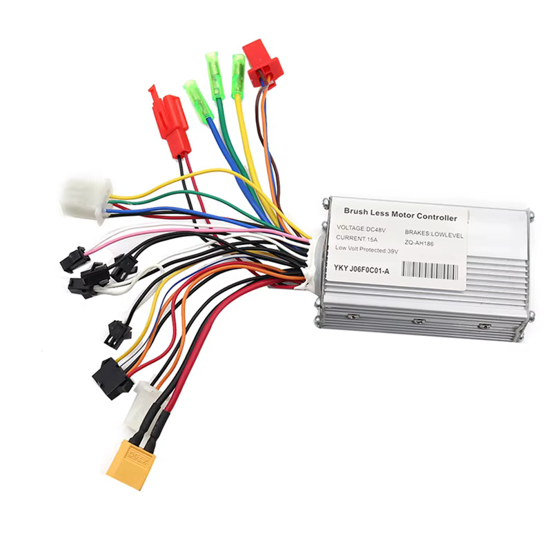Contrôleur 48V + compteur de kilométrage ZQ-100 avec clé de vitesse