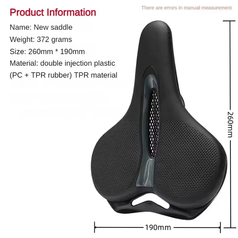 Selle de vélo vtt respirante