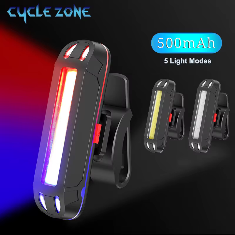 Feu arrière de vélo, lampe d'avertissement de sécurité