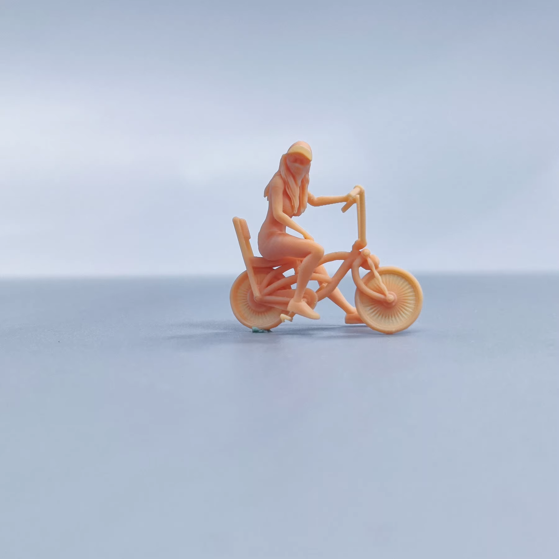 Figurine d'Auckland peinte à la main, modèle de vélo modifié en résine, l'inventaire non colorée, Diorama, V325, 1/64, 1/43