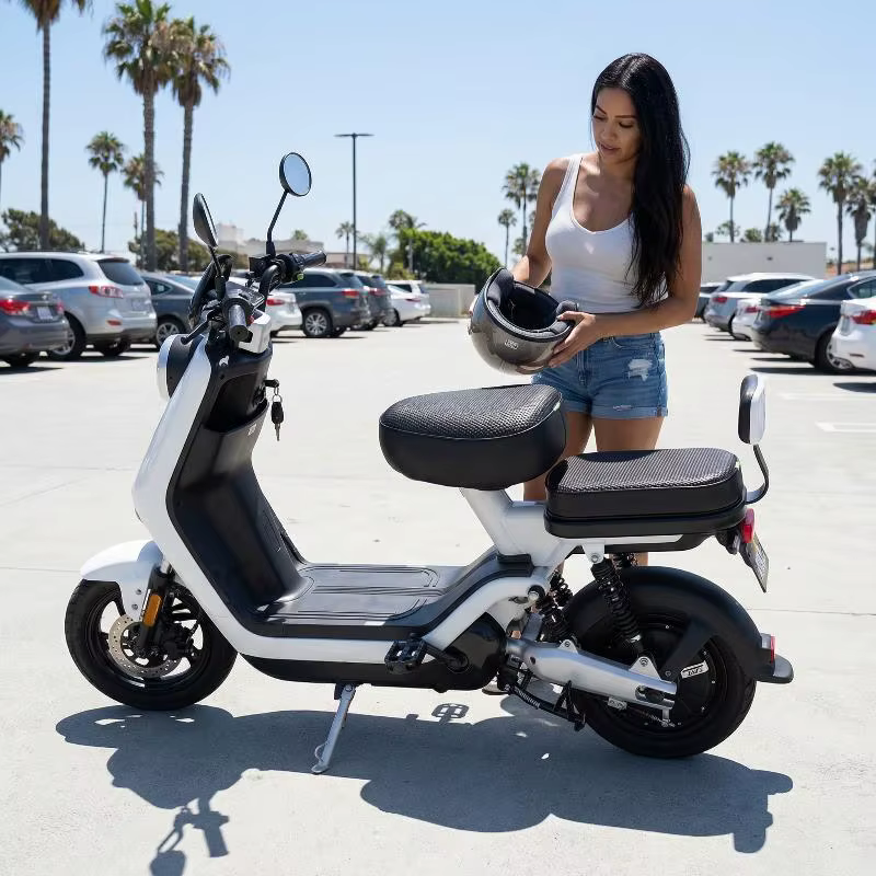 Housse de siège en cuir PU pour scooter électrique