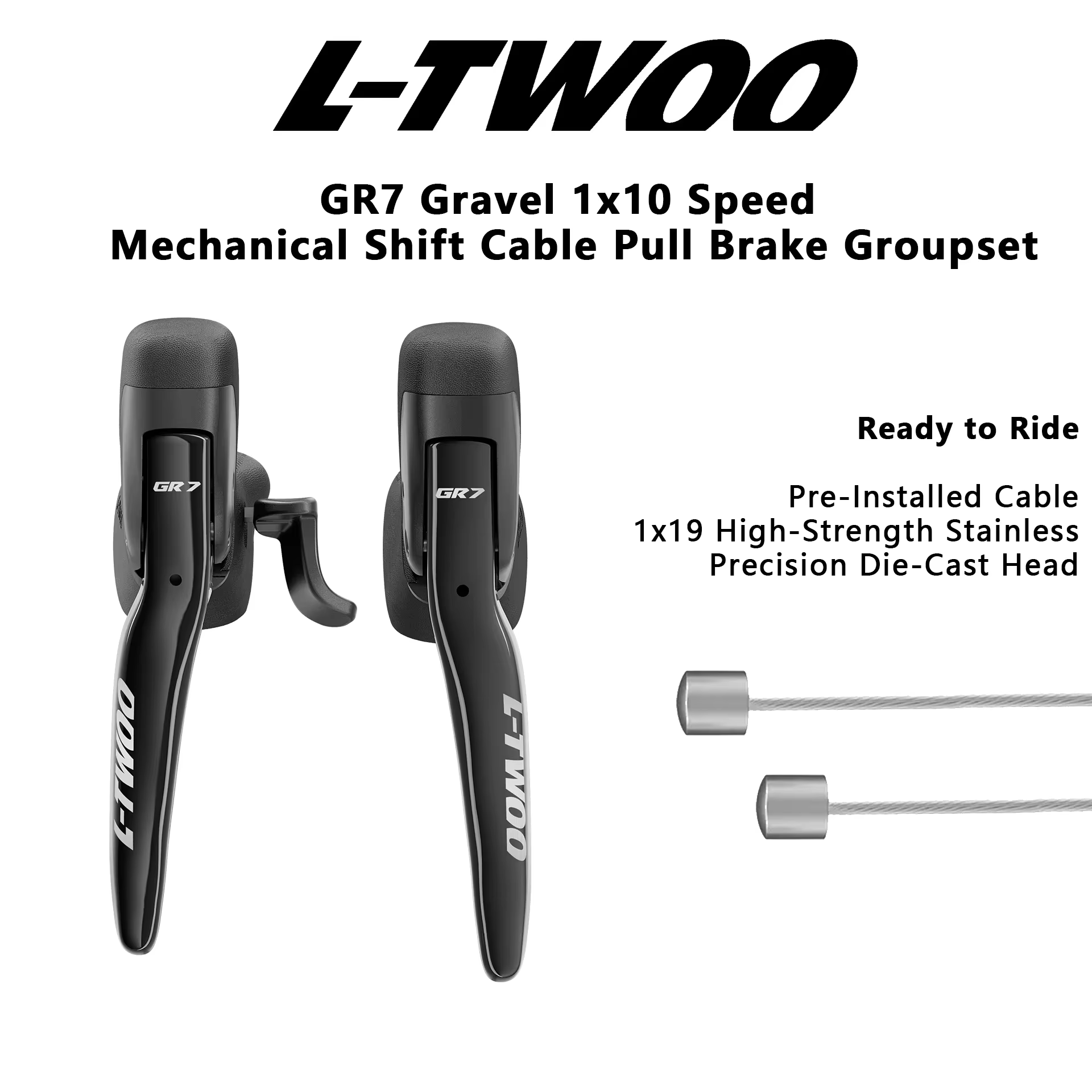 Groupe de transmission LTWOO GR7 1x10 vitesses pour route
