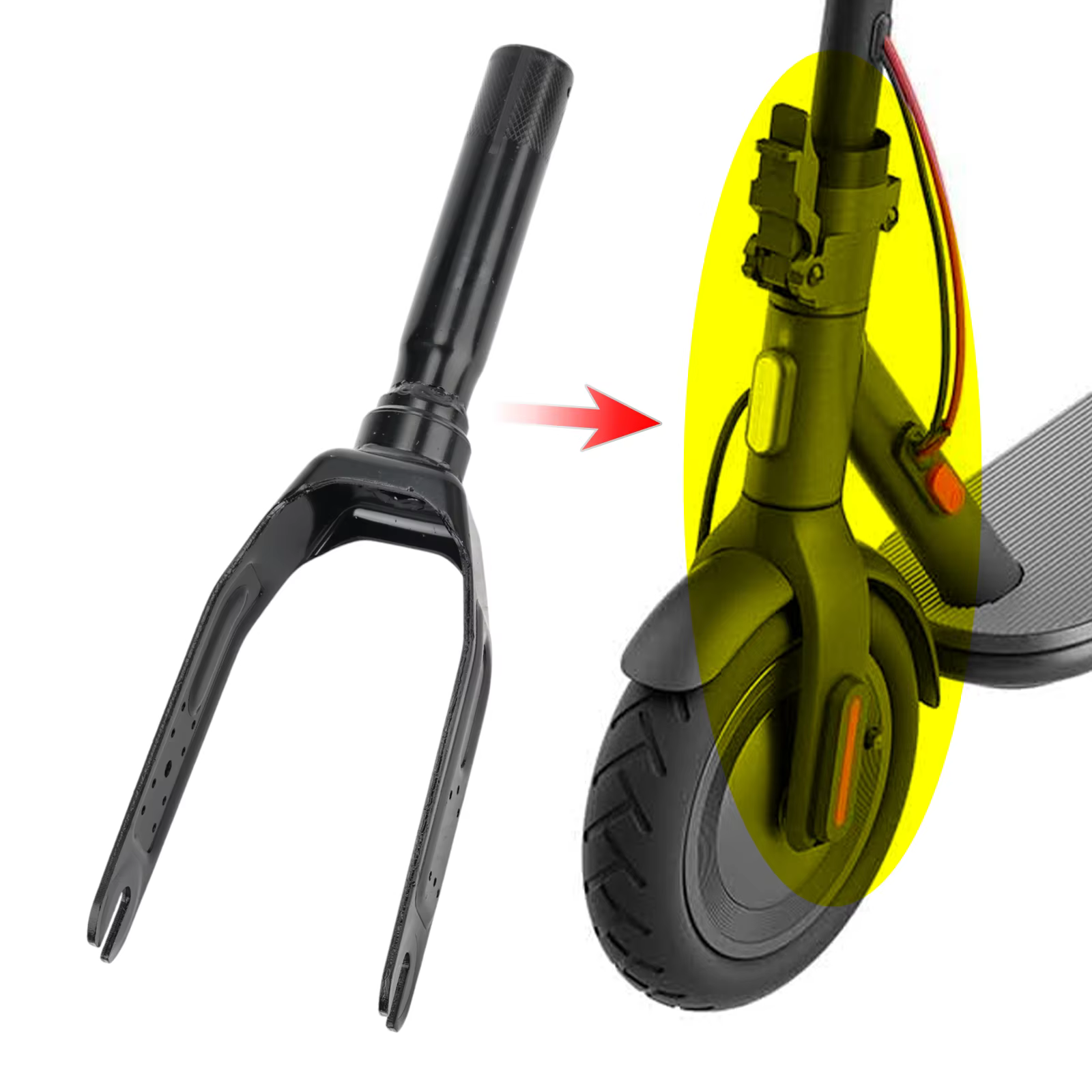 Fourche avant pour Scooter électrique Xiaomi 4