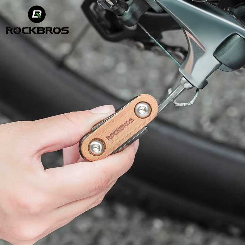 ROCKBROS ensemble d'outils de cyclisme Kit combinaison vélo outils réparés vtt route conception pliante pratique facile