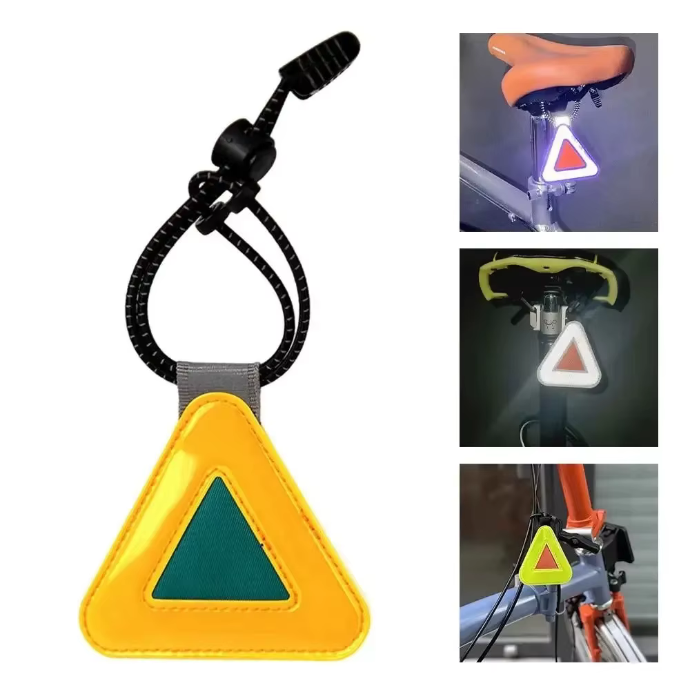 Triangle réfléchissant pour vélo