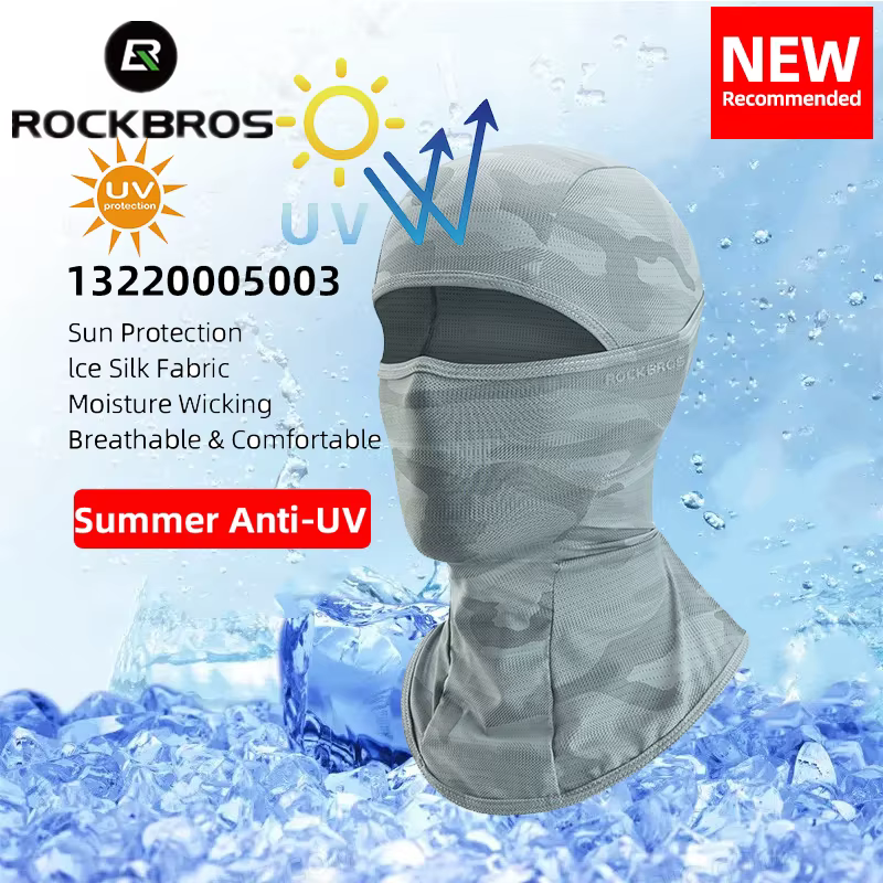 ROCKBROS printemps été cyclisme masque UV Protection solaire
