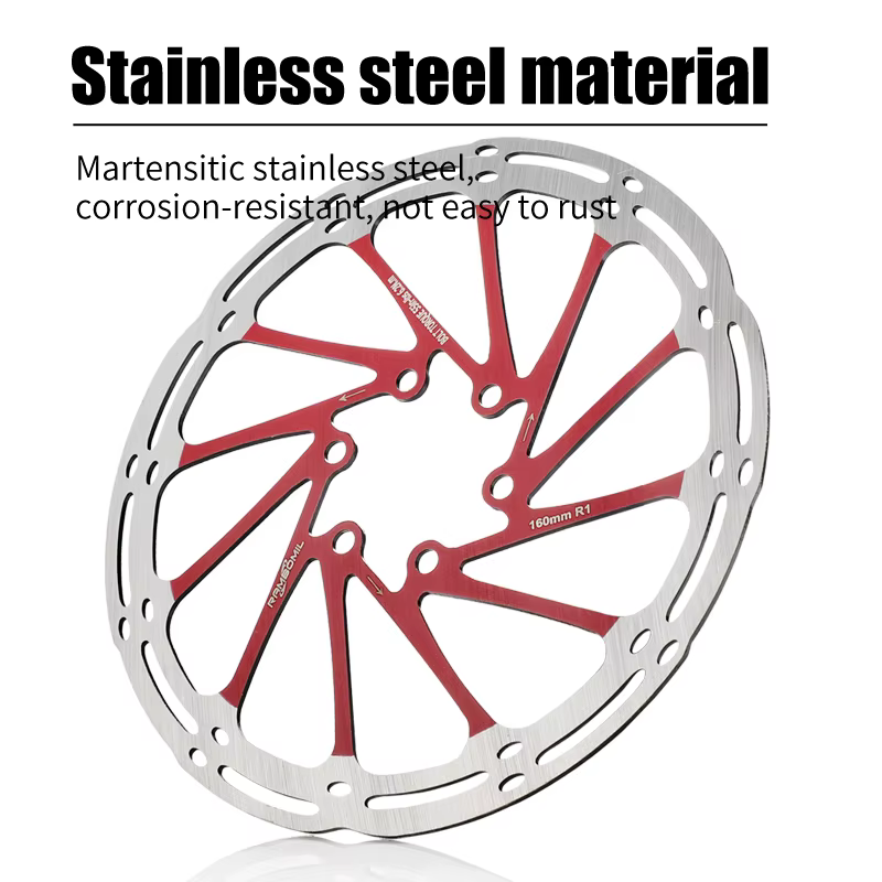 Nouveau Rotor de frein à disque de vélo 140/160/180/203mm 6 boulons en acier inoxydable vtt VTT