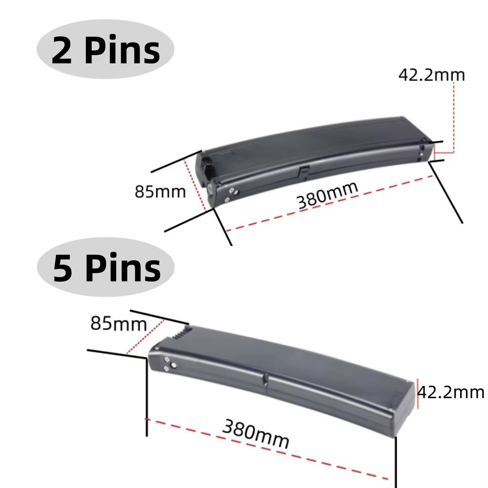 Batterie de vélo électrique pliante Carrera Crosscity 36V 7.8Ah 8.7Ah 9Ah 9.6Ah 10.5Ah