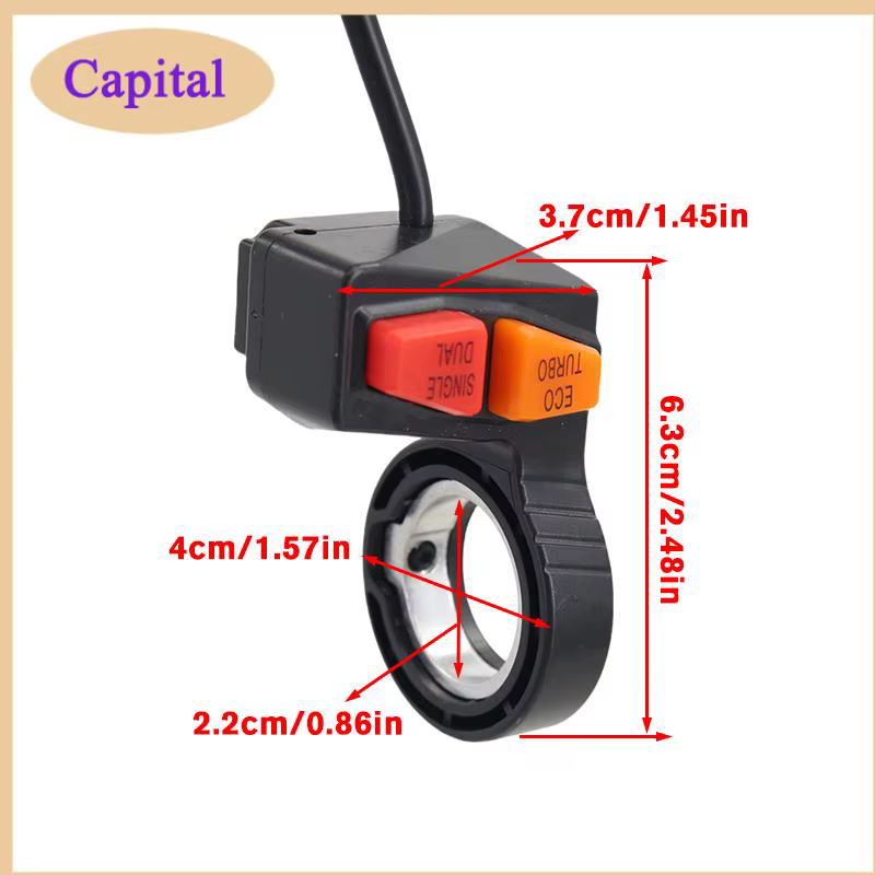 Commutateur de vitesse élevée et basse pour scooter de vélo électrique