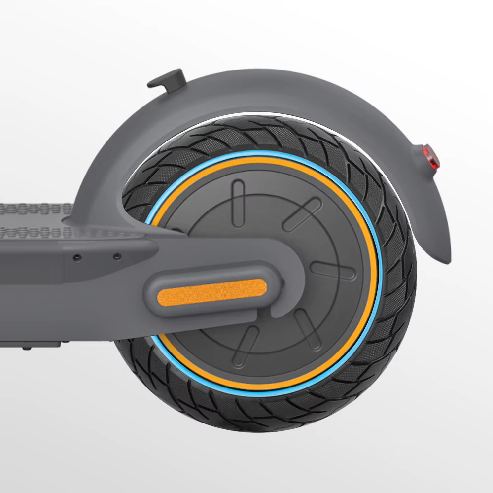 Pneus sans chambre à air 10x2.5, pneu solide 60/70 – 6.5 pour Scooter électrique Ninebot Max G30, pneu en nid d'abeille creux antidéflagrant de 10 pouces