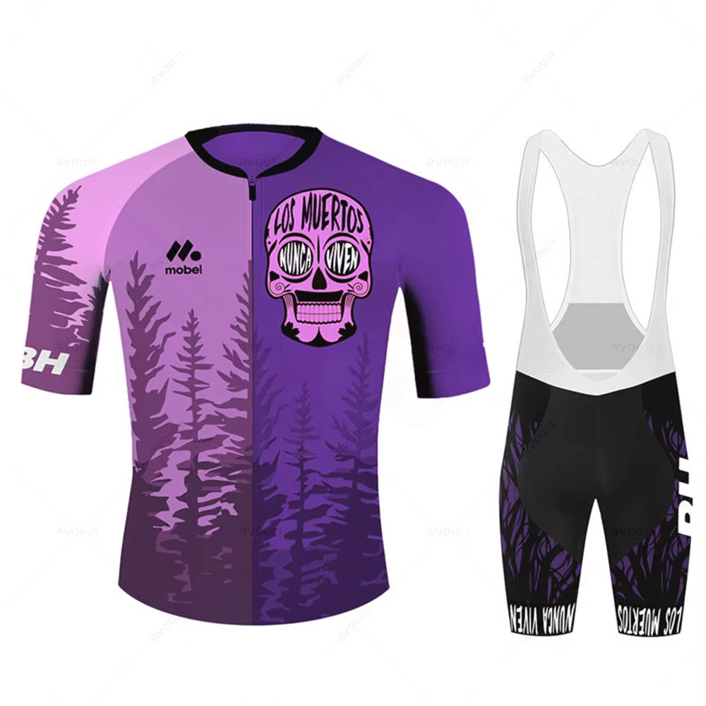 Ensemble de maillot de cyclisme pour homme, vêtements de course d'équipe, vêtements de vélo de montagne, vêtements de sport d'été, zones de cyclisme, mode