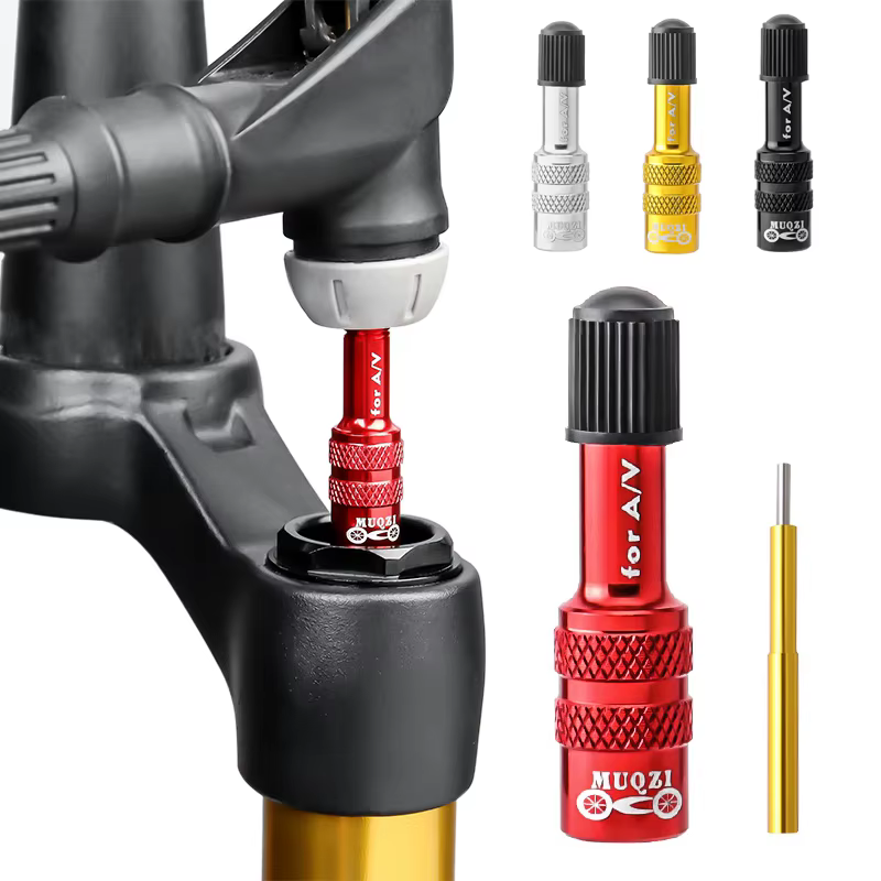 Adaptateur de Valve de fourche avant d'air de vélo
