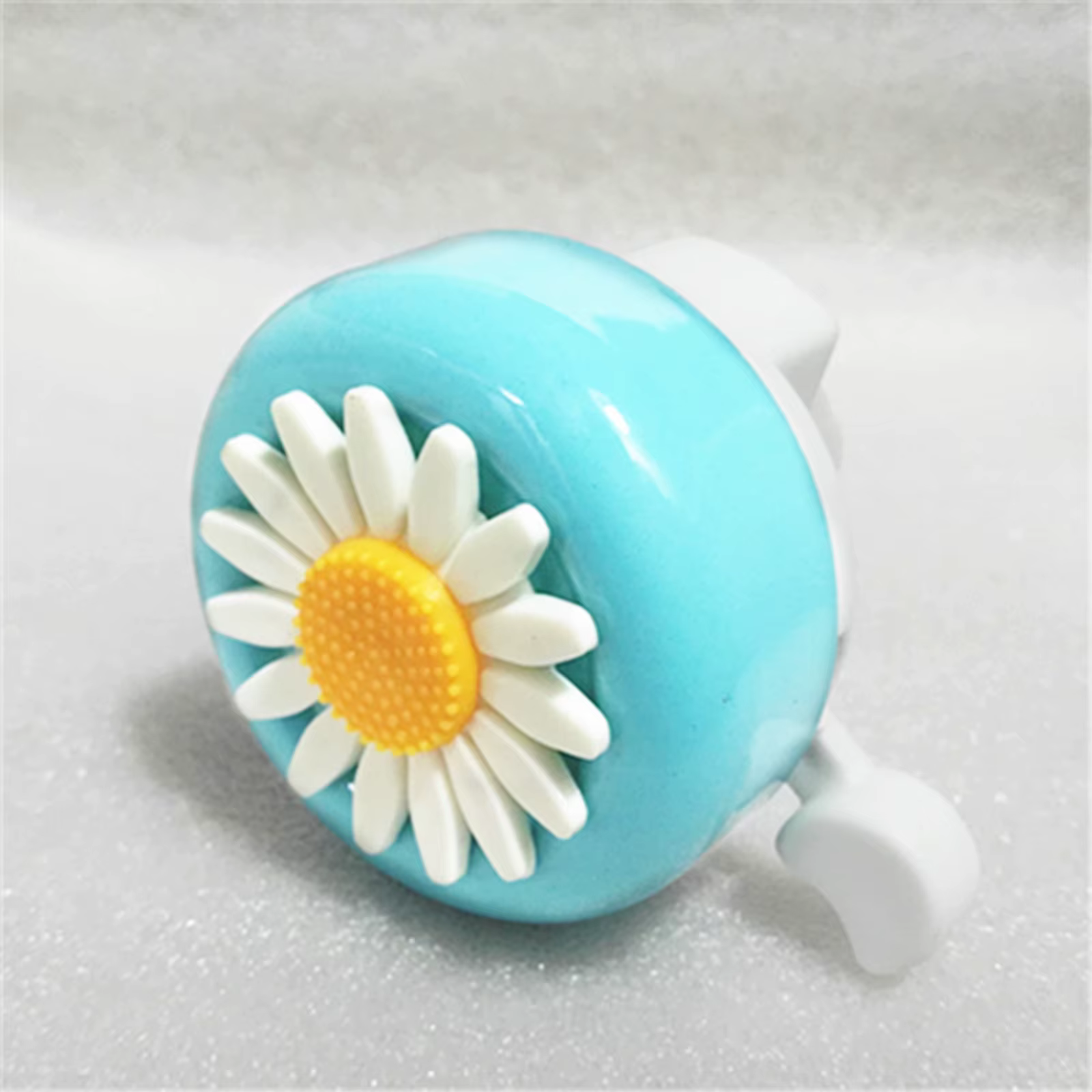 Cloche de vélo à fleur rose/rouge/bleu