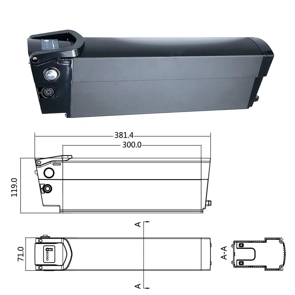 Batterie lithium-ion pour vélos électriques pliants