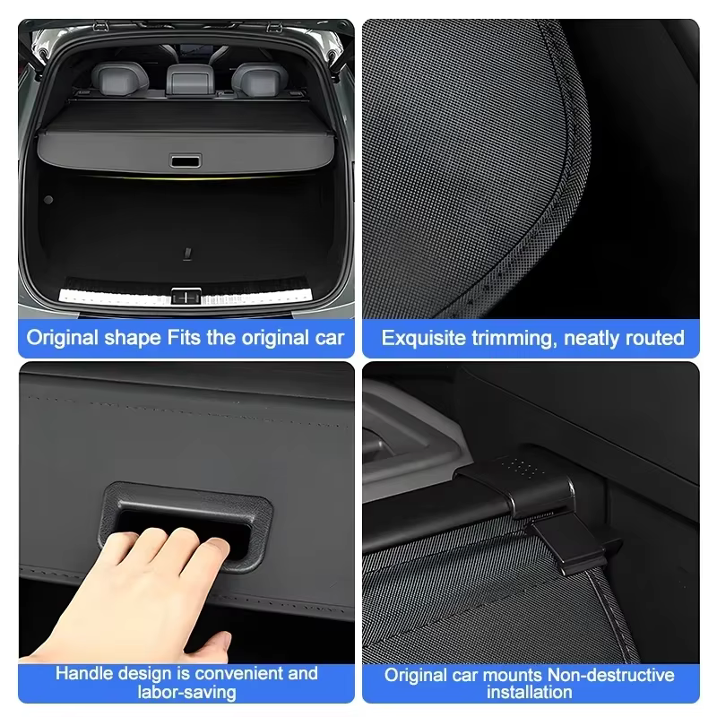 Couverture de chargement arrière pour Volvo V60 MK1 2011 ~ 2018, écran de coffre privé, bouclier de sécurité, accessoires d'ombre, intérieur de voiture