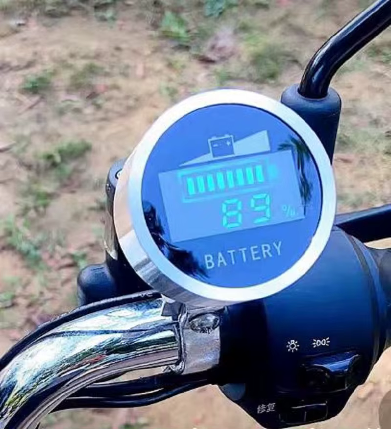 Indicateur de capacité de batterie pour vélo électrique 12V 24V 36V 48V 60V 72V 84V 120V