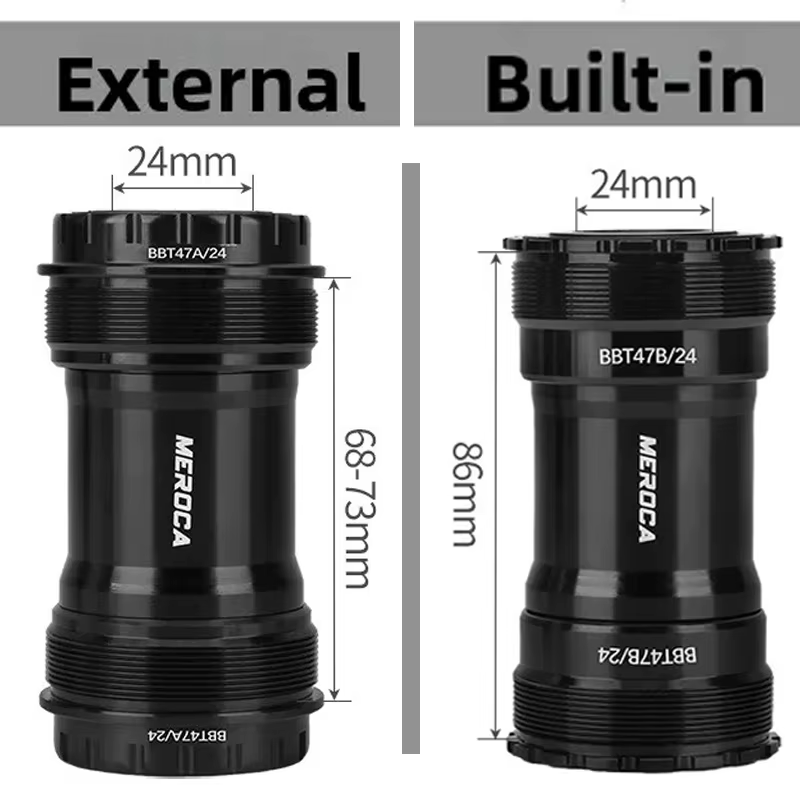T47 BSA support inférieur roulement en céramique vélo BB 24mm 86