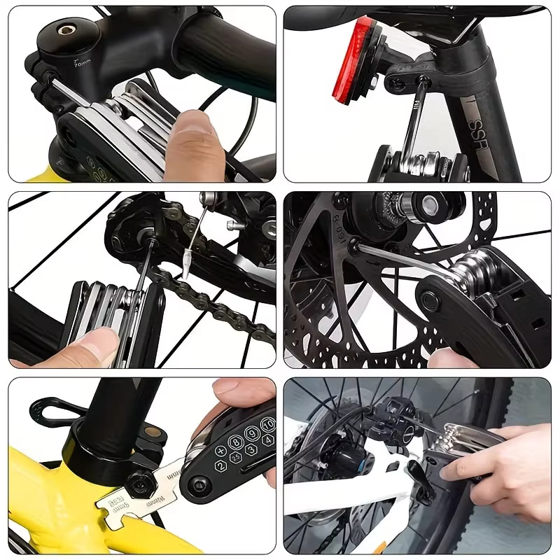 Kit d'outils multifonction pour vélo 16-en-1