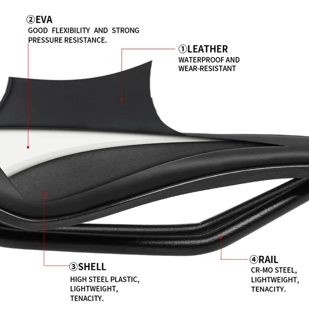 Selle de vélo TOSEEK pour entraînement