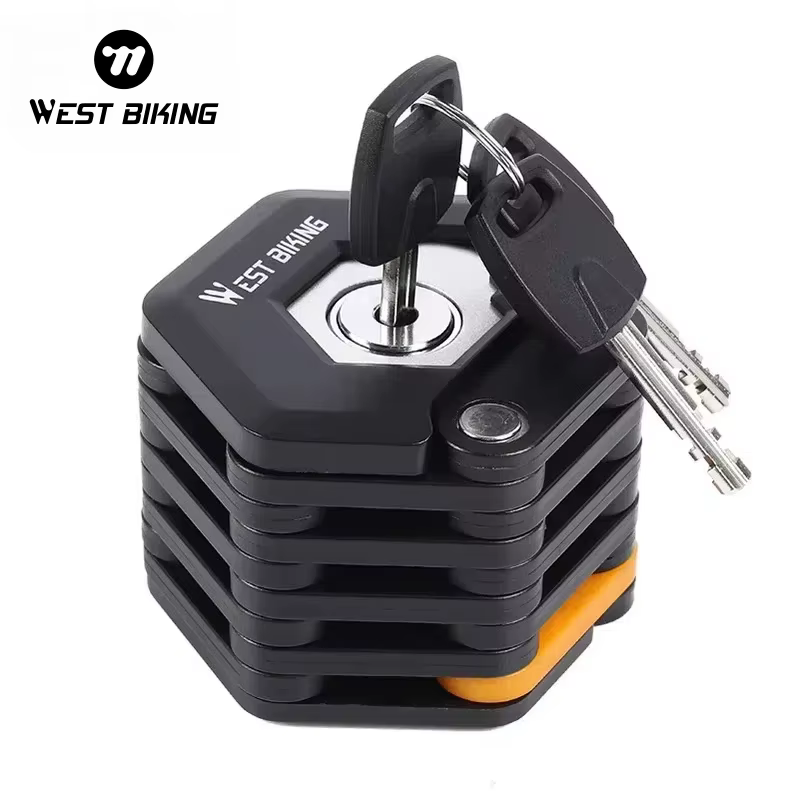 WEST BIKING – serrure de sécurité antivol Portable en acier allié
