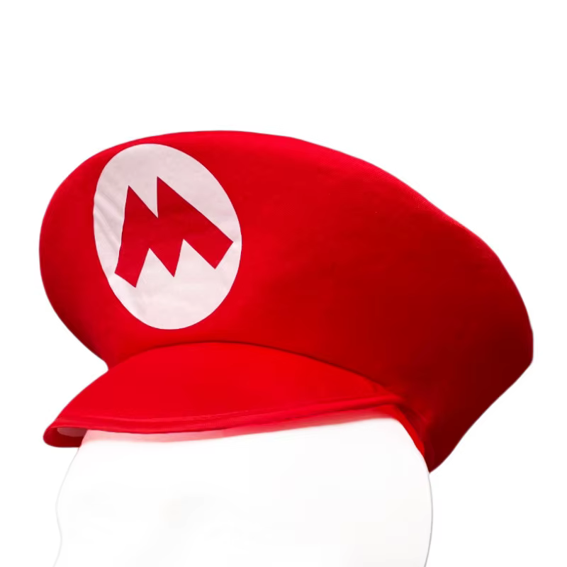 Chapeau rouge Super Mario Odyssey, casquette de Cosplay Anime, accessoire de Costume de personnage classique Mario pour les Fans