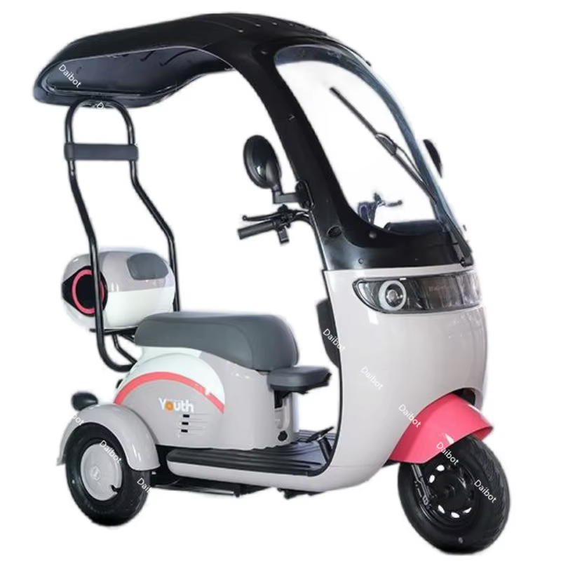 Tricycle électrique avec hangar 3 lieux pour passagers