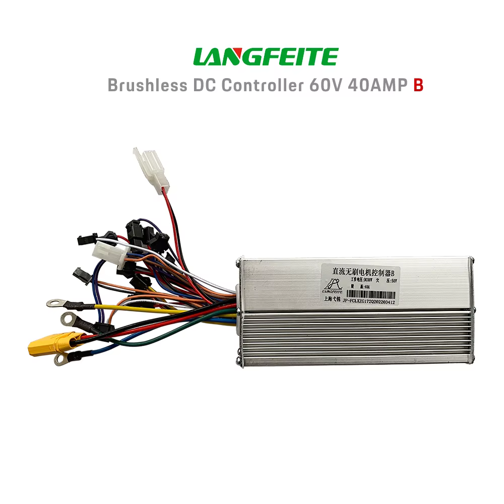 Langfeite Electric Scooter dual motor T8 Controller 60V 40AMP Brushless DC Controller E scooters