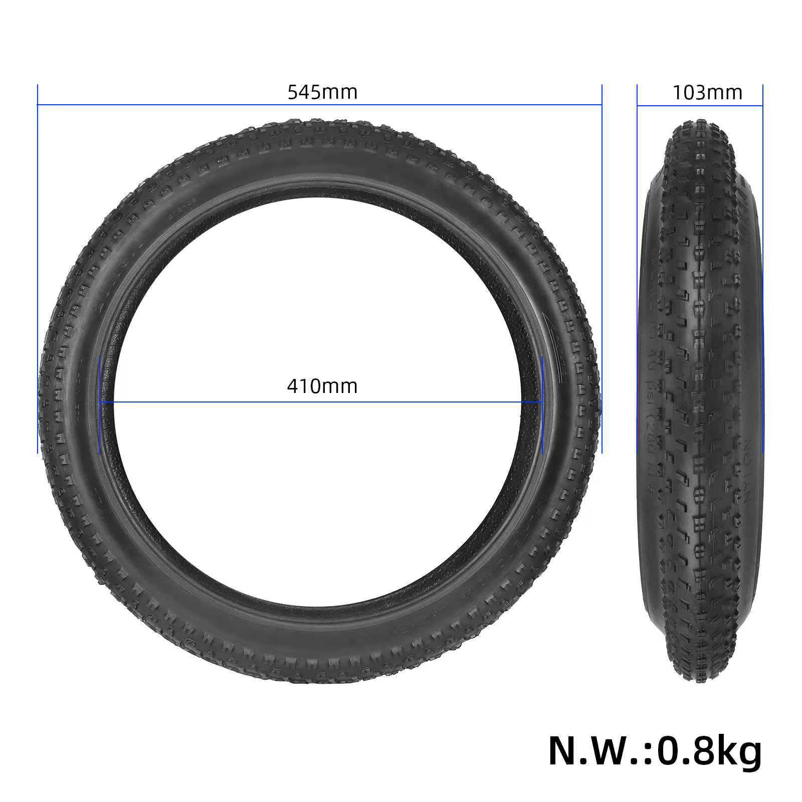 20 pouces gros pneu 20x3.0 vélo tout-terrain
