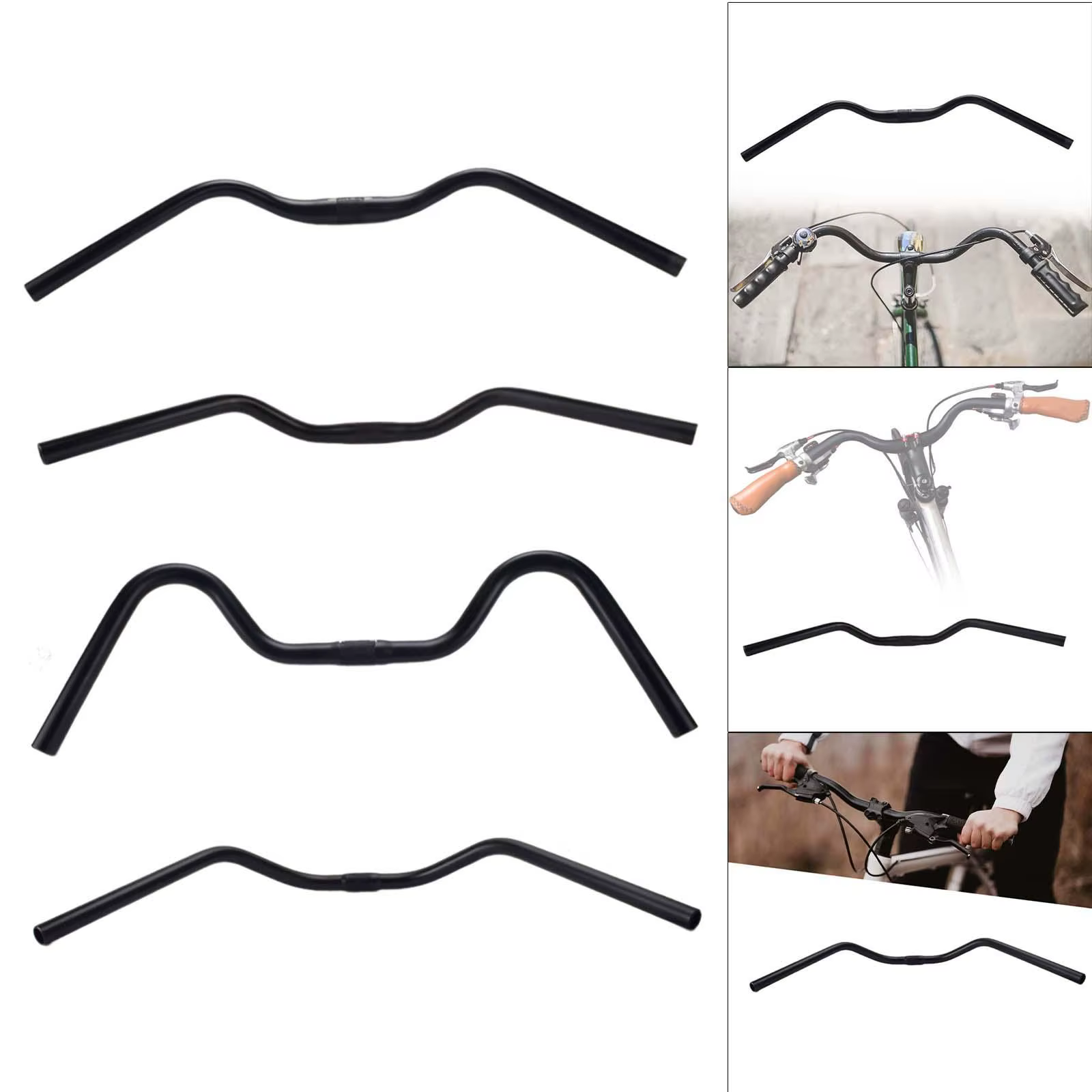 Guidon plat pour vélo de route