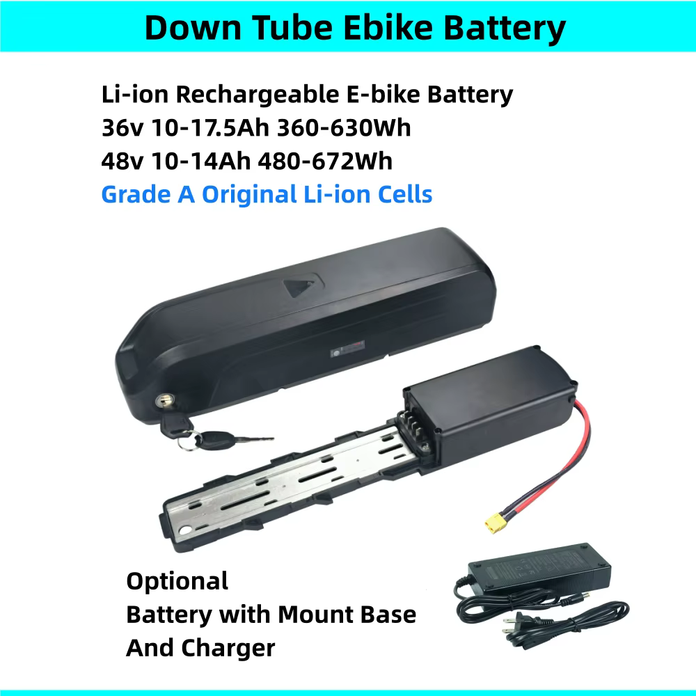 Batterie de vélo électrique de montagne Finbike M10 36v 10.4Ah 10Ah 13Ah 15Ah 16Ah 17.5Ah 48v