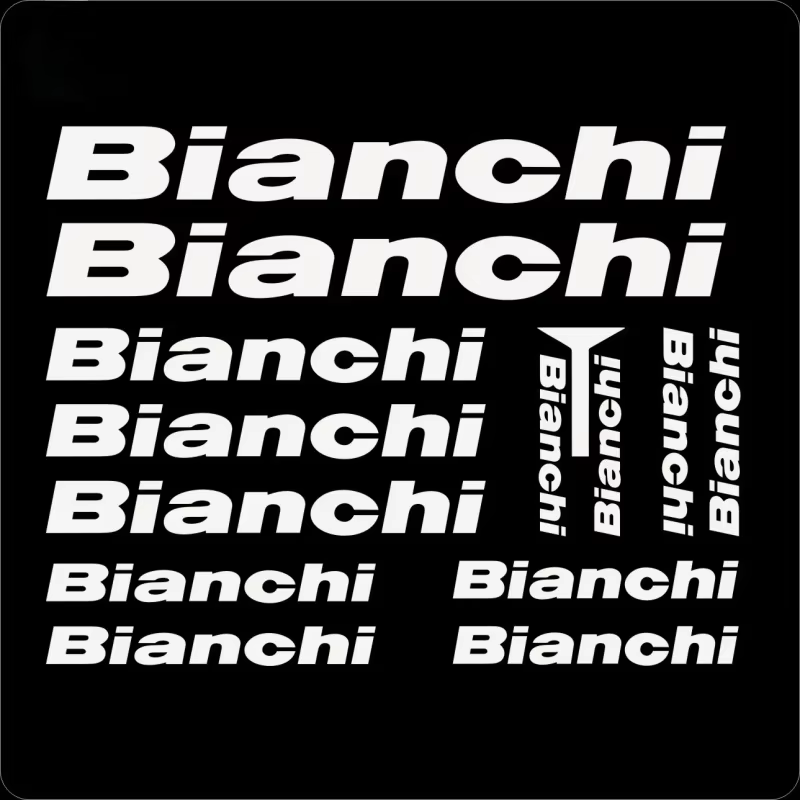 1SET d'autocollants de vélo de style Bianchi