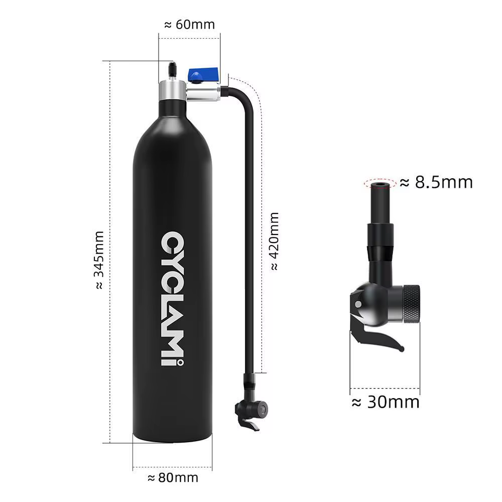CYCLAMI réservoir de gonflage de pneu Tubeless 1