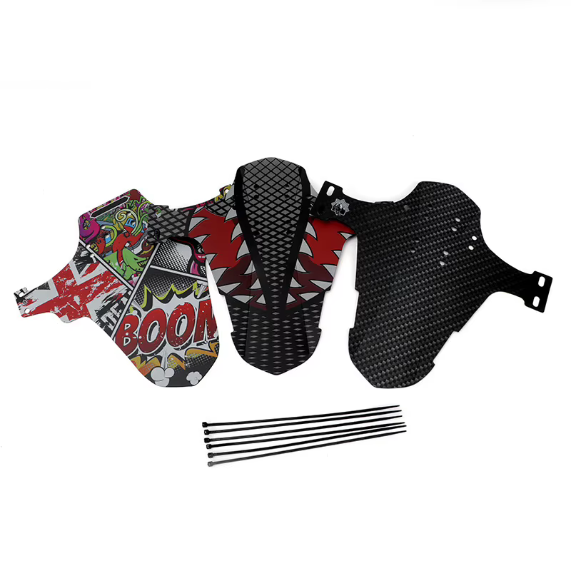 1 ensemble de garde-boue de vélo, garde-boue durable pour vélo de montagne, garde-boue avant et arrière avec 6 sangles fixes, pièces de vélo, accessoires de vélo