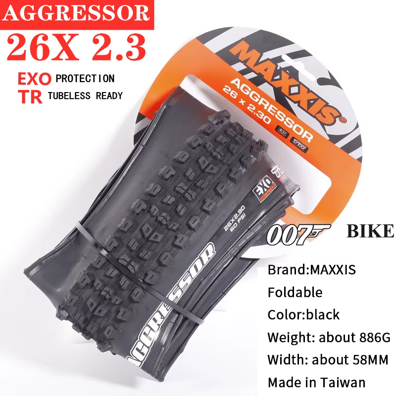 1 pièce MAXXIS 29 AGGRESSOR vélo 26X2.3 27.5X2.3/2.5 29X2.3 29*2.5 EXO Protection TR Tubeless 29er pliant vtt VTT pneu