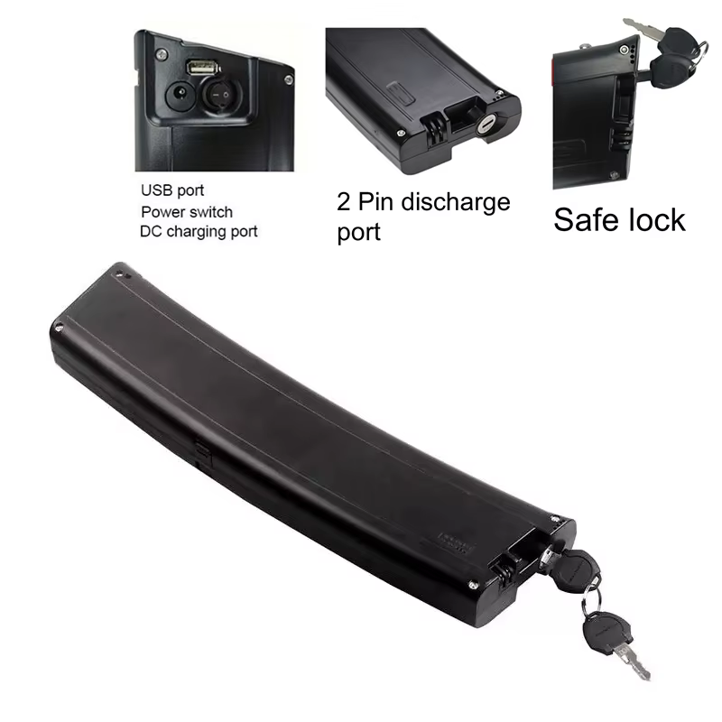Batterie de vélo électrique cachée pliable 36V