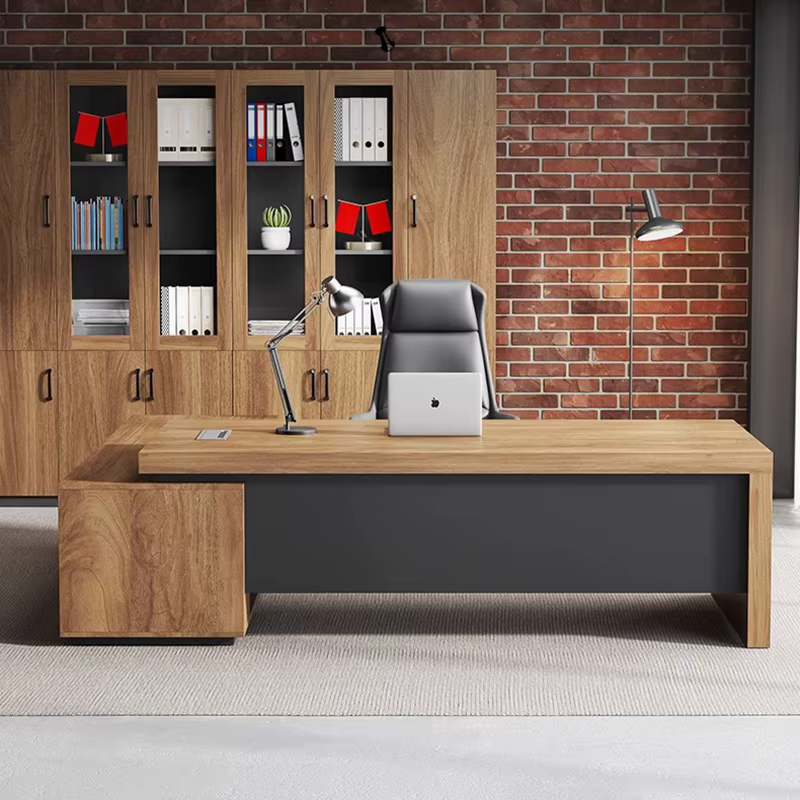 Bureau d'étude en bois, organisateurs d'ordinateur modernes, rangement, bureau bon marché, relaxant, Mesa Ordenador, meubles permettant de gagner de l'espace
