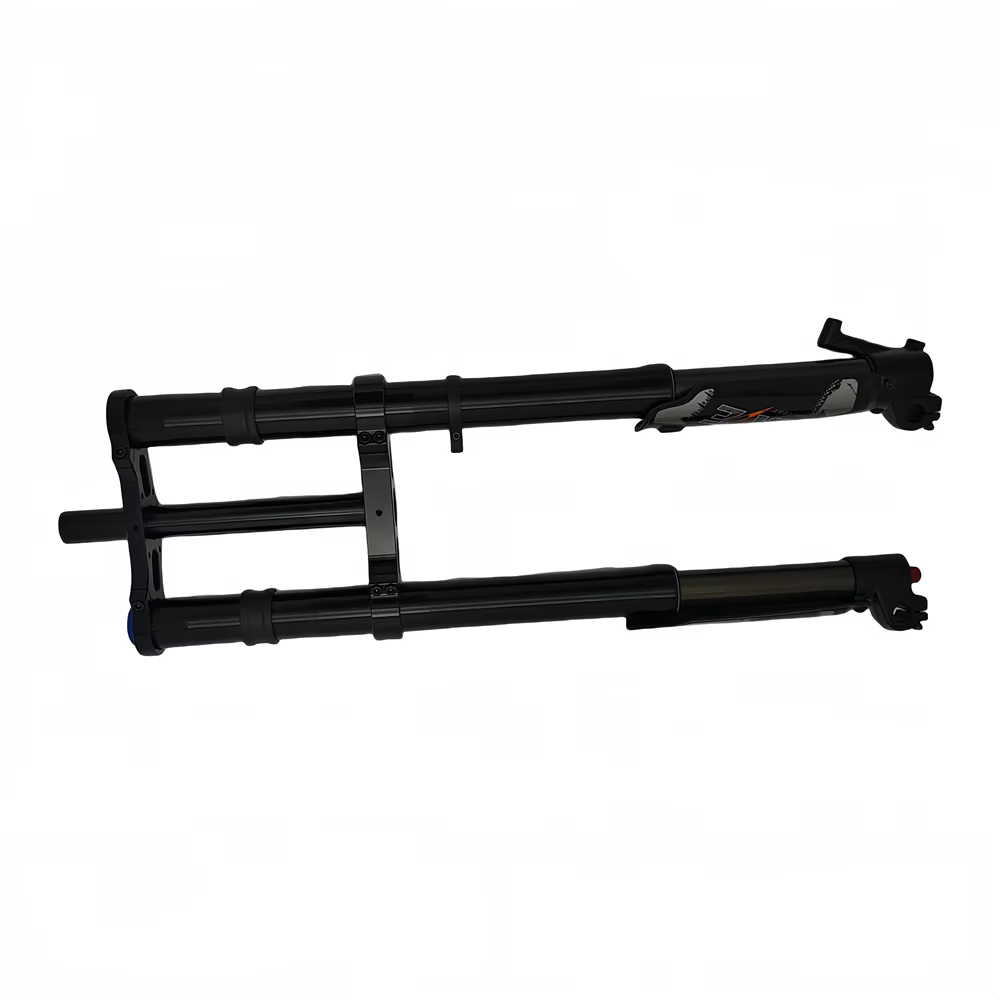 KKE Fourche avant pour gros vélo de 20 pouces, axe 135 × 15 mm, tube droit
