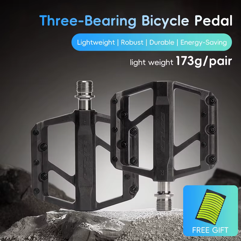 Pédales de vélo légères GUB en fibre de carbone