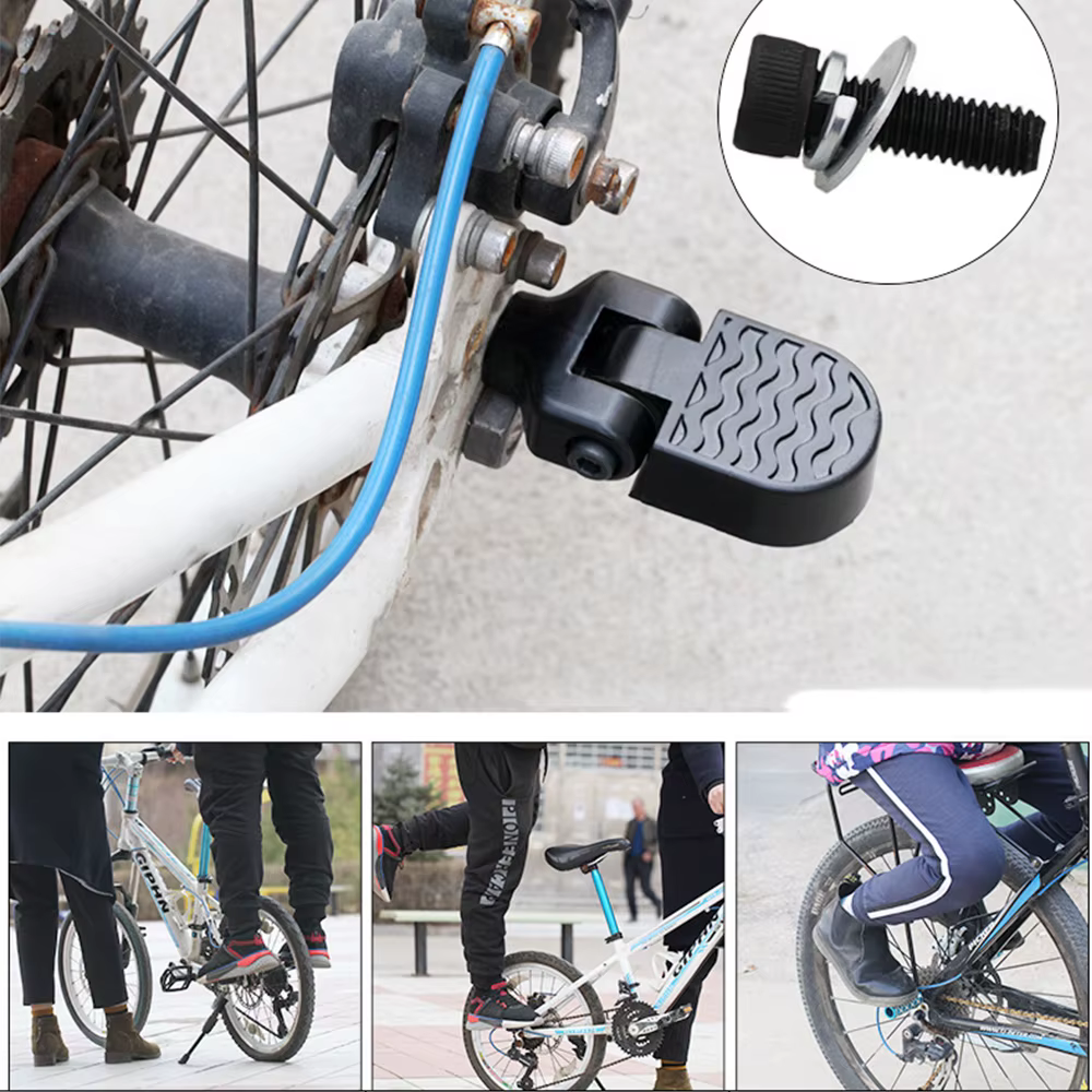 Pédale arrière pliante pour vélo électrique