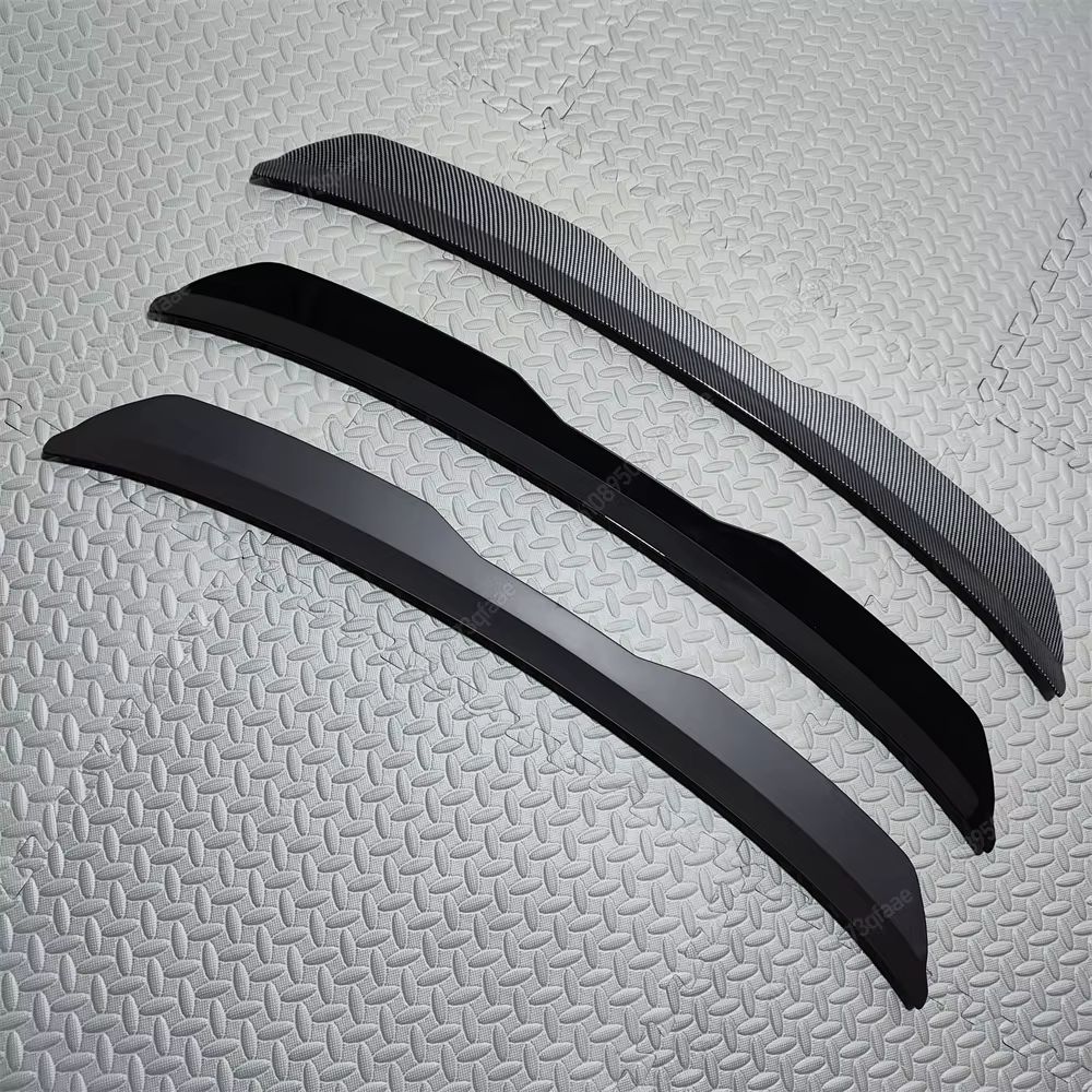 Pour Renault Clio MK5 Clio 5 2019-2025 hayon voiture bouchon de becquet arrière coffre arrière botte toit lèvre Spoiler réglage Bodykit noir brillant