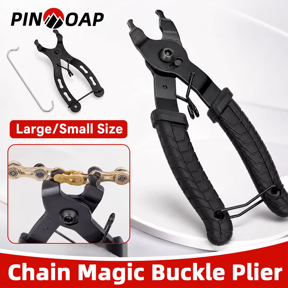 PINMOAP 1PC Pince à maillon rapide durable pour chaîne de vélo
