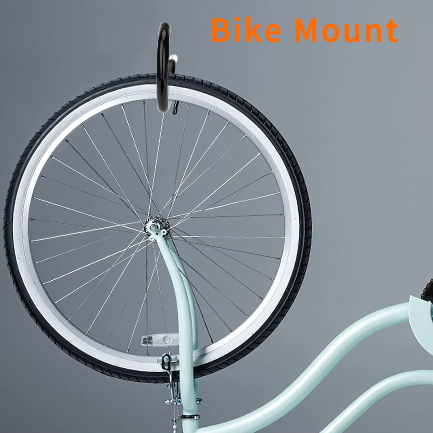 Lot de 4 crochets de vélo robustes - Supports