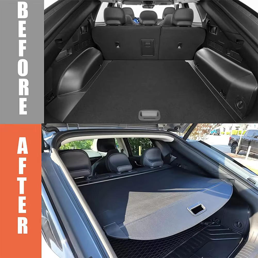 BEVO pour Hyundai Ioniq 5 2021-2026 – Cache-coffre rétractable, écran de confidentialité et de sécurité pour coffre arrière, accessoires