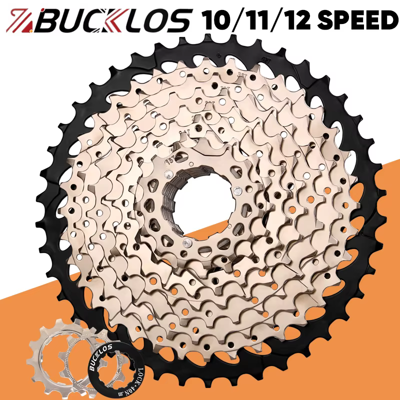 BUCKLOS Cassette de vélo 10/11/12 vitesses