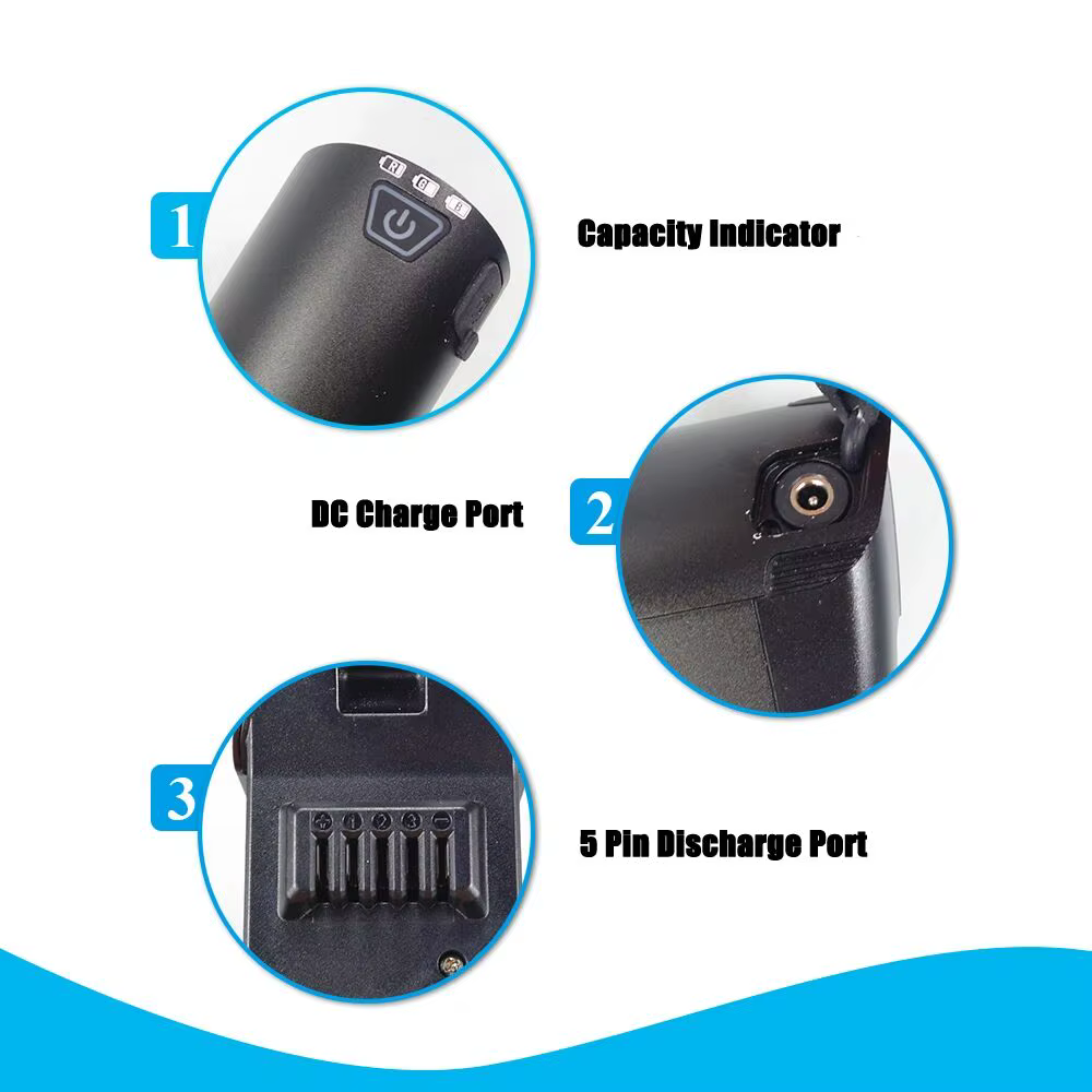Jasion ebike EB5 Roamer batterie 36V 15.6Ah 48V 10.4Ah 12Ah 14Ah