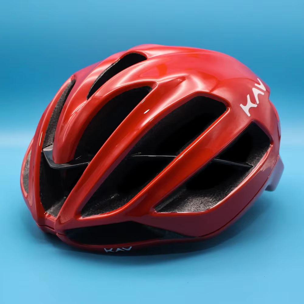 Casque de vélo de route Airbreaker rouge
